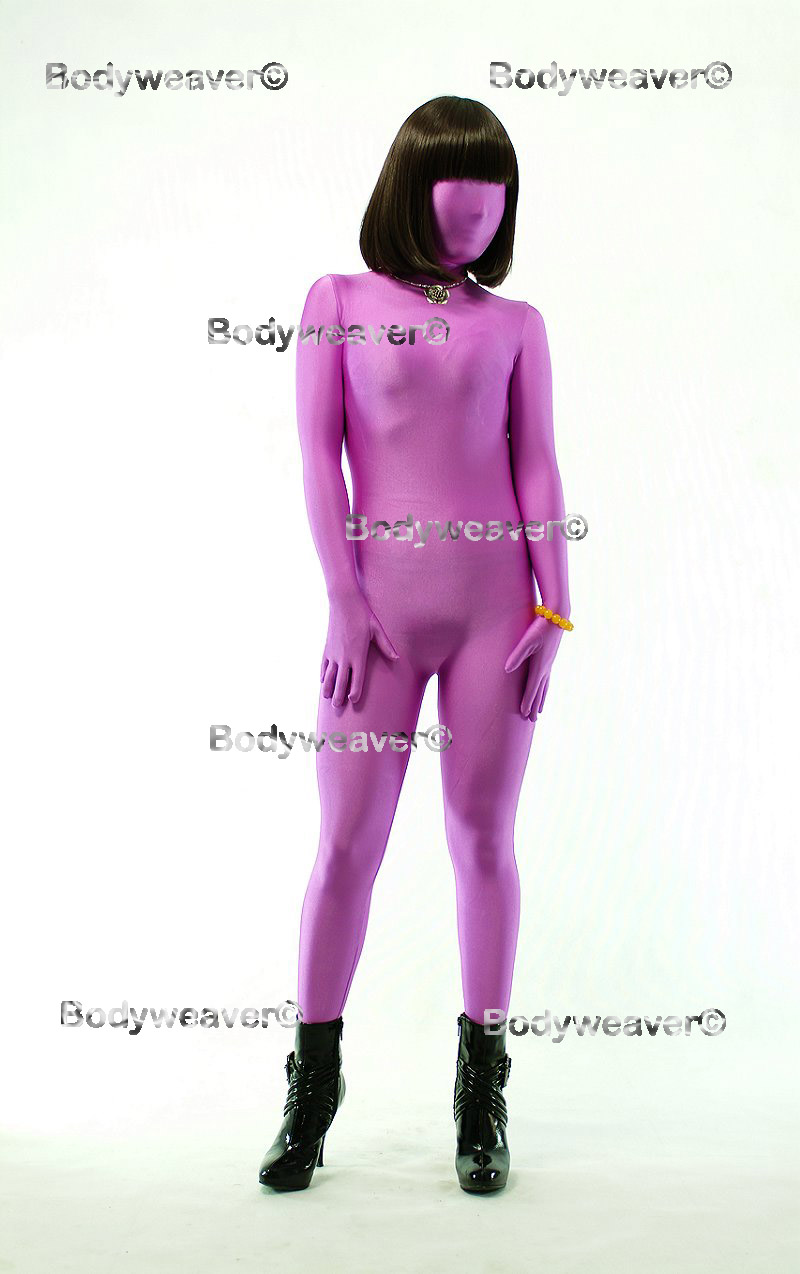 A029 Shiny Purple Zentai - Click Image to Close